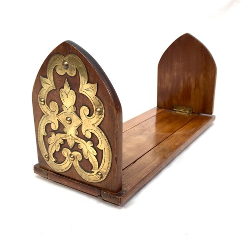 Antique wooden brass art - antique,