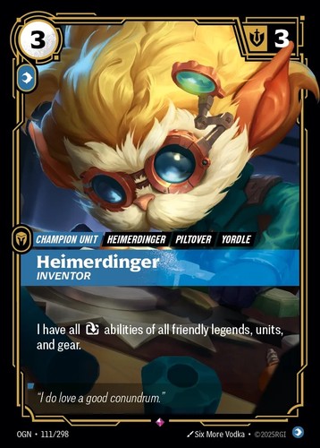 Riftbound heimerdinger - heimerdinger,