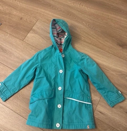 Joules girls green raincoat - girls,
