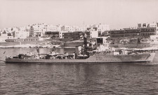 HMS Chevron D51 1957 Photo Pavia Valletta Malta Royal Navy Sliema Creek