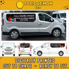 Vauxhall Vivaro Mk2  Vehicle Graphics Wrap -  Sign Writing - Printing Design