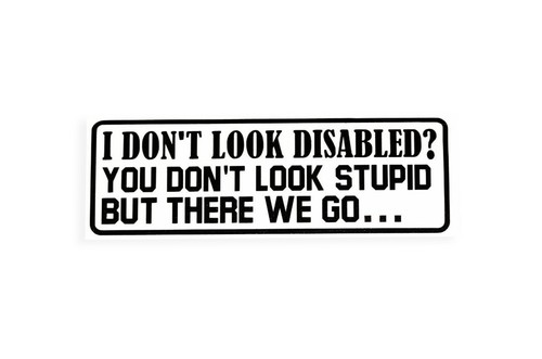 Don look disabled bumper - i,