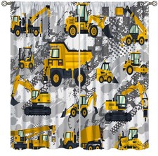 Cartoon car curtain yellow - cartoon,