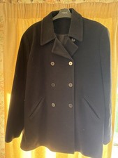 Black women peacoat - black, size