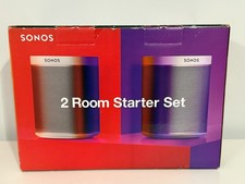 2 x Sonos Play 1 Wireless Speaker White Wifi PAIR Play 1 great condition Starter