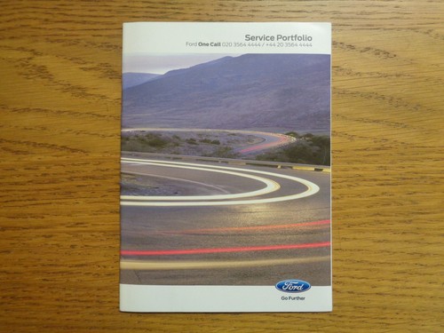 Ford service history book - ford,