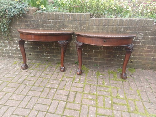 Pair late victorian - , carved