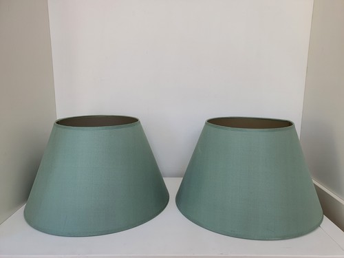 Seafoam green silk - silk, lampshade
