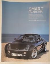 SMART ROADSTER -v- Pluriel Daihatsu Copen Ford Streetka 2003 Giant Test Brochure