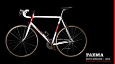 Eddy Merckx 1968 Faema pro team replica road bicycle.  built by Mark Reilly
