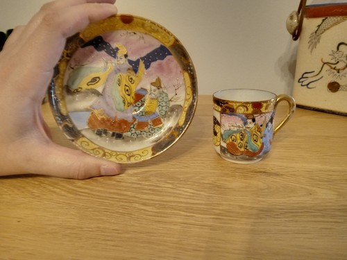 Vintage japanese satsuma cup - satsuma,