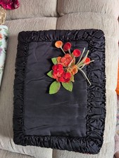 Vintage Handmade Black Orange