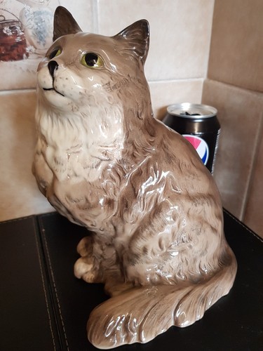 Beswick persian cat grey - beswick,