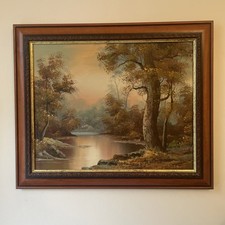 Original Vintage Framed Oil on