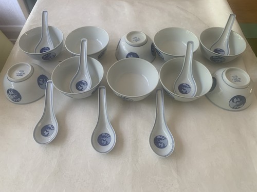 China bowls and soup - 10,