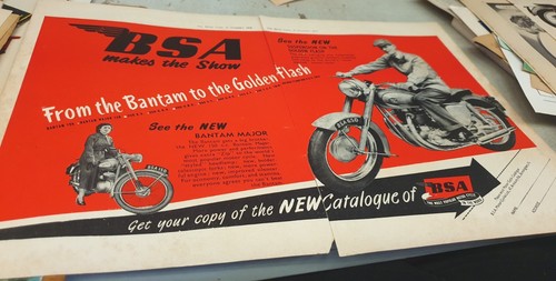 1953 bsa bantam - bantam, golden