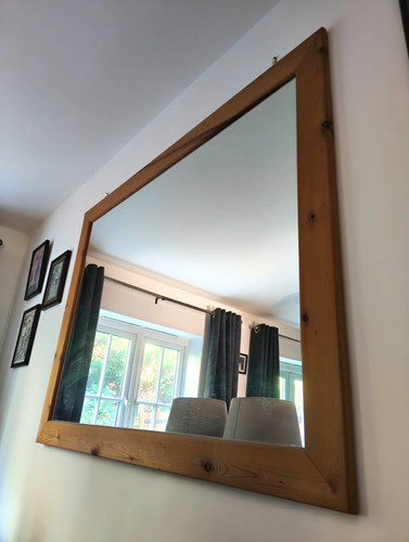 Large rectangular wall mirror - rectangular,
