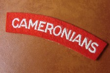 The Cameronians Regiment Cloth
