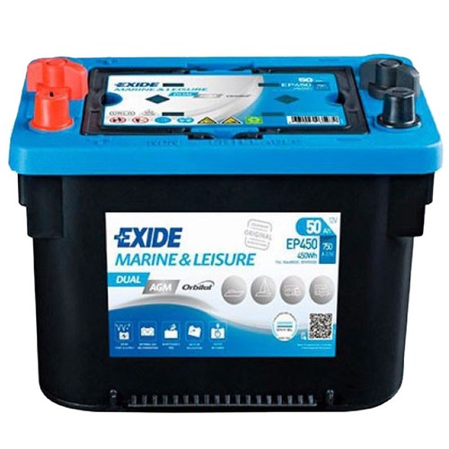 Exide dual ep450 - agm, starter