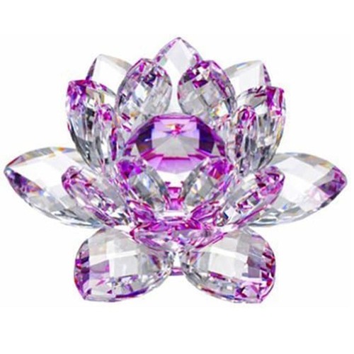 Crystal lotus flower - lotus, ornaments