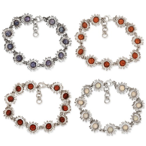 Sunflower daisy bracelet - sunflower,