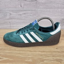 Adidas Montreal 76 Men's Size UK 9 Green White Gum Suede Trainers Rare 