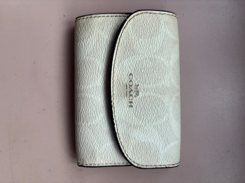 Coach leather key case hook - case, 6