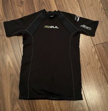Gul Evotherm Thermal  Short Sleeve Top/Cosy Rash Vest Black - JXL