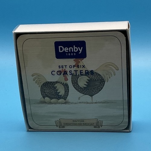Denby set six coasters - denby,