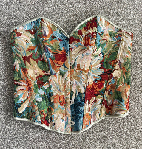 Multicolour floral underbust - floral,