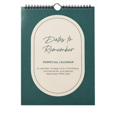 Perpetual wall calendar for - perpetual,