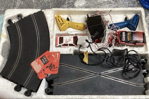 Vintage 1980s scalextric set - vintage,
