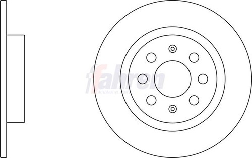 Fahren brake disc set - 2,