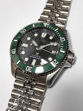 SKX007 MM200 BLK Dial NH35 Men's Modded Custom Divers Watch Sapphire Starbucks