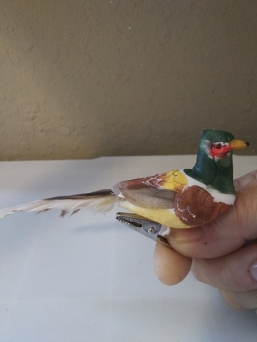 Vtg 1980s old world pheasant - old, w