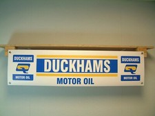 Duckhams Motor Oil Banner Classic Car Workshop Garage Vintage Style Wall display