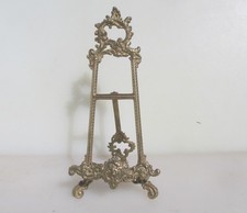 Vintage Brass Easel Picture