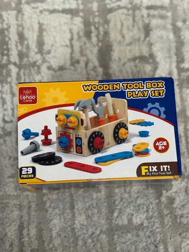 Wooden tool box playset lehoo - box,