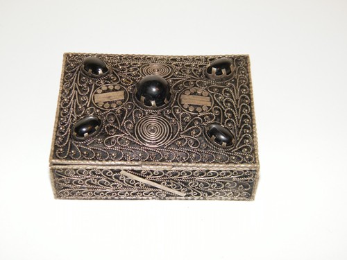 Vintage indian filigree white - indian,