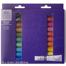 Winsor & Newton Artisan Water Mixable Oil Colour Set 20 x 12ml Tubes