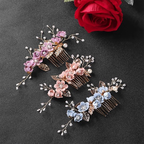 Bridesmaid hair jewelry leaves - jewelry,