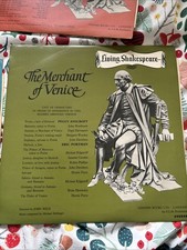 Bundle Of Three Living Shakespeare Vinyl LPs Featuring Richard Burton John Gielg