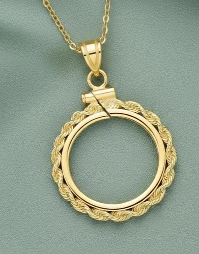 38mm coin bezel - 38mm, pendant