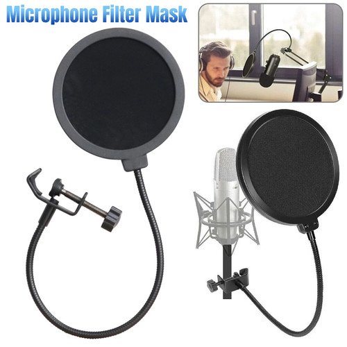 Microphone pop filter - pop, swivel