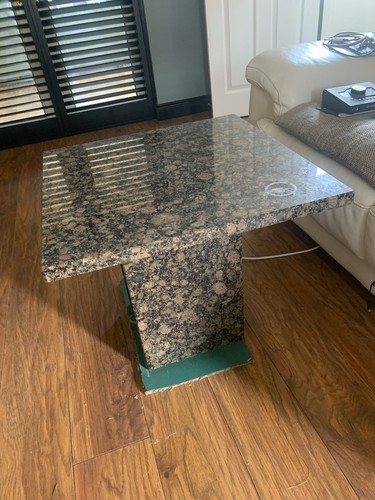 Solid mottled brown marble - brown,