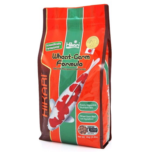 2kg hikari wheatgerm koi - wheatgerm,