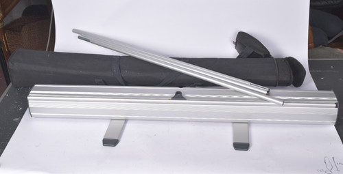 Roll banner stand with - roll,