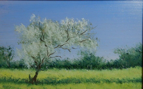 Miniature landscape oil - miniature,