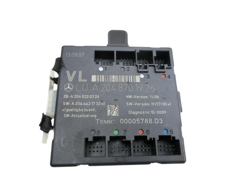 Control unit door - control,
