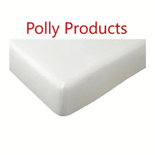 Ikea DVALA Fitted Sheets in White - EU 80/90/140/160 cm, UK Single/Double/King